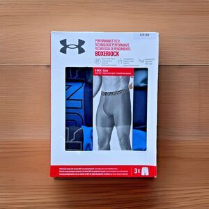 Under Armour Boxerjock 3-Pack Tech 6" Boxer Briefs Men’s Small Performance